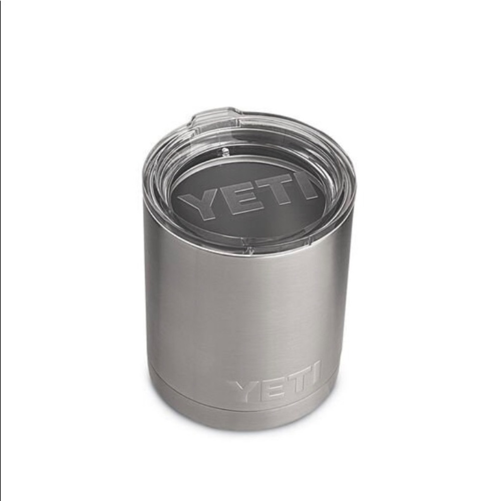 10oz Stainless steel YETI cup with lid